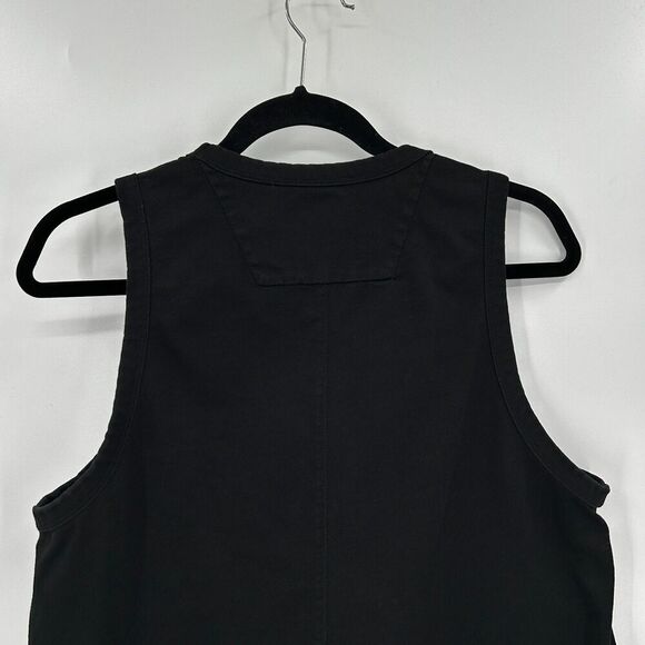 JUUN.J Module Collection Men's Black Thick 100% Cotton Tank Top Size 46 / Large - Picture 4 of 7